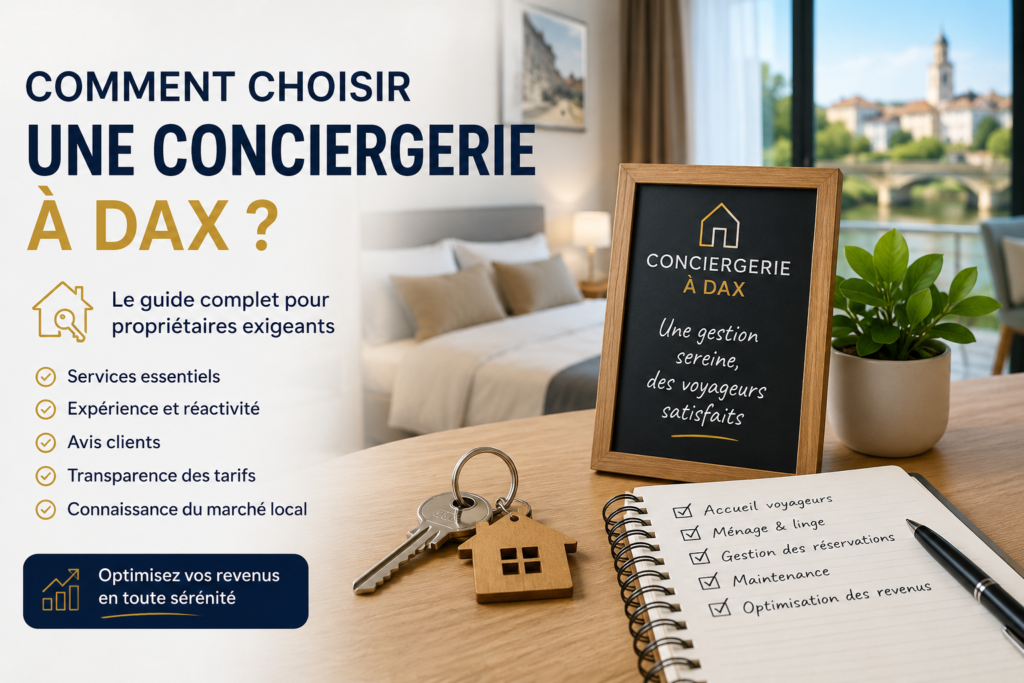 Conciergerie à Dax